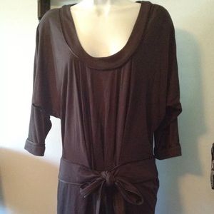 BEBE NWT Hannah Dress Charcoal